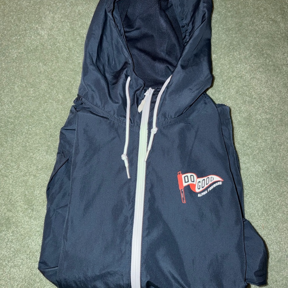 Alpha  forward rain coat